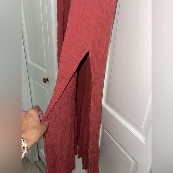 Lulus Lost in Paradise Rusty Rose Maxi Dress Size Medium - Picture 11 of 16
